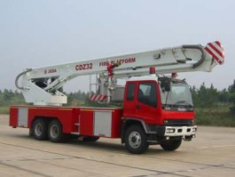 捷达消防牌SJD5250JXFDG32登高平台消防车