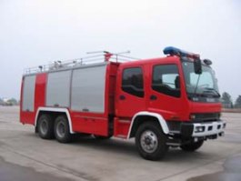 鸡球牌SZX5190TXFGL40干粉水联用消防车