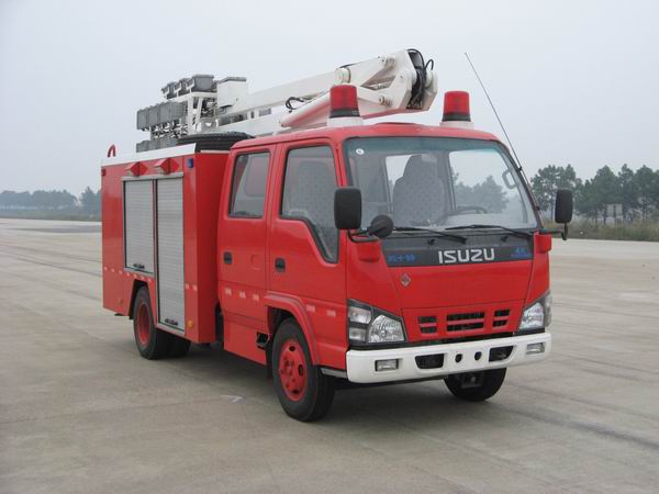 捷达消防牌SJD5060TXFZM50W照明消防车