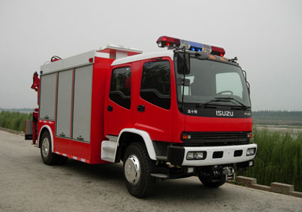 汉江牌HXF5110TXFJY80抢险救援消防车图片