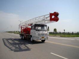 立放井架车