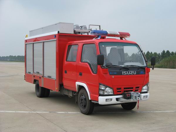 捷达消防牌SJD5050TXFJY120W抢险救援消防车公告图片