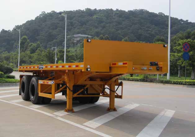 汇联7.3米27.4吨平板自卸半挂车(HLC9340ZZXP)