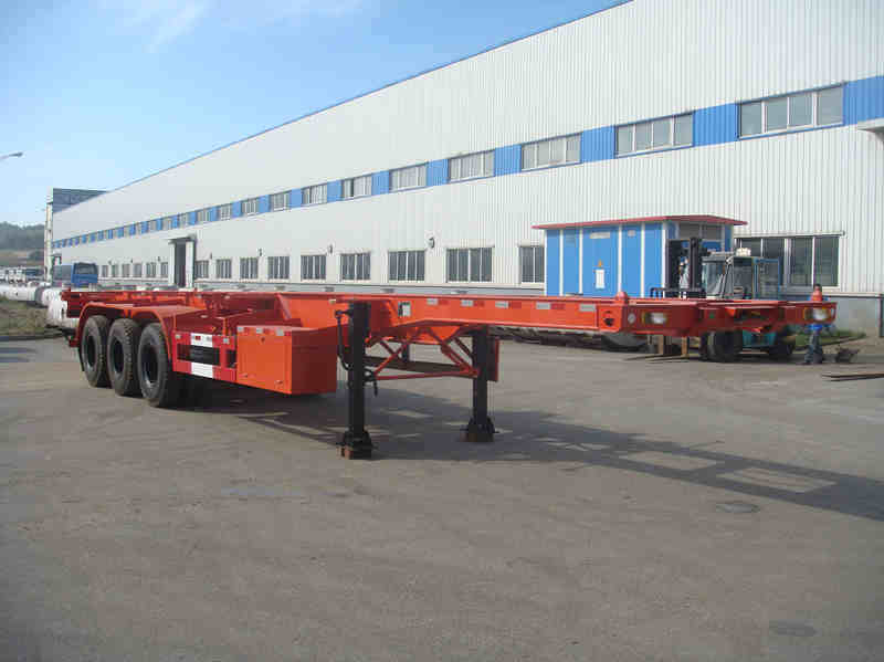 黄海12.4米30.5吨集装箱运输半挂车(DD9370TJZG)