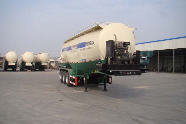 通亚达9.9米30.8吨中密度粉粒物料运输半挂车(CTY9401GFLA)
