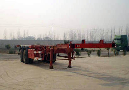 麒强12.5米30.5吨集装箱运输半挂车(JTD9350TJZ)