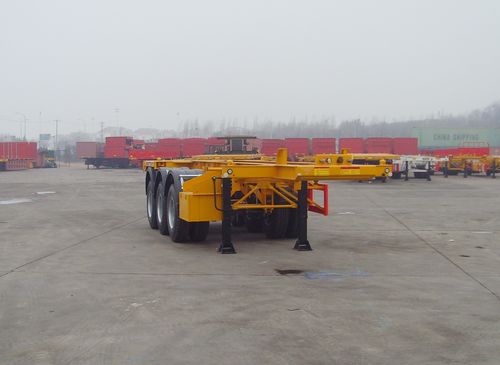 中集8.5米35.5吨集装箱运输半挂车(ZJV9408TJZQD)