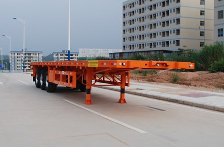 港粤13米33.5吨平板运输半挂车(HSD9401TPB)
