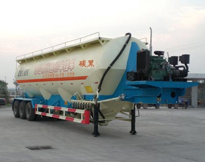 华宇达13米19吨粉粒物料运输半挂车(LHY9340GFL)