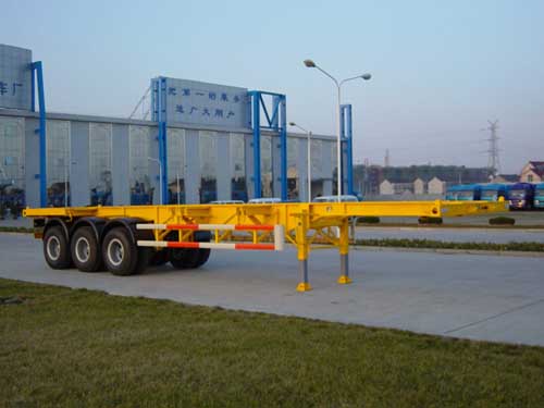 速通12.4米31.6吨骨架式集装箱运输半挂车(PDZ9400TJZ)