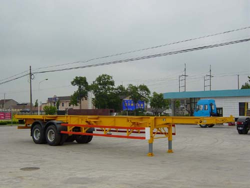速通12.4米30.5吨骨架式集装箱运输半挂车(PDZ9350TJZ)