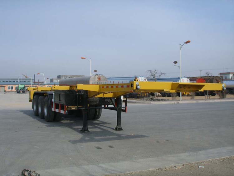 金碧12.5米33.7吨集装箱运输半挂车(PJQ9401TJZ)
