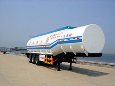 蓬翔12.6米26吨粉粒物料运输半挂车(SDG9401GFL)