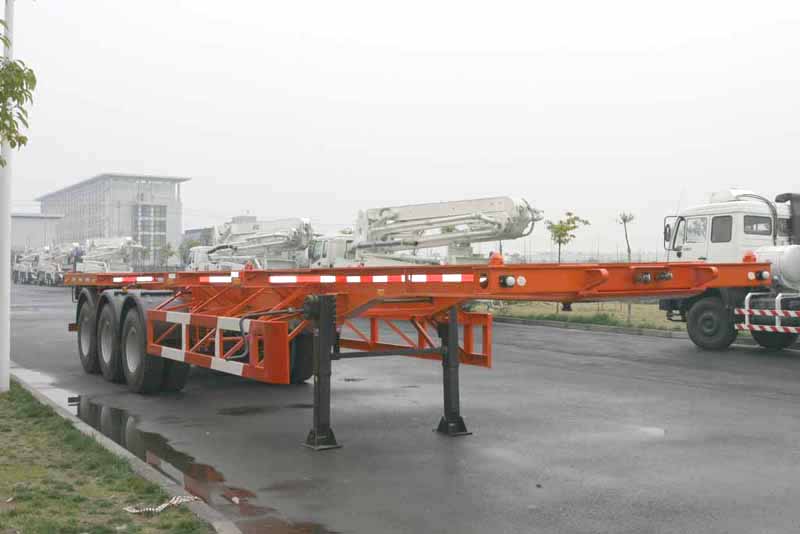 宏宙12.4米33.1吨集装箱运输半挂车(HZZ9400TJZ)