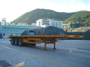 大力士12.4米24.5吨平板式半挂车(SGJ9320TP)