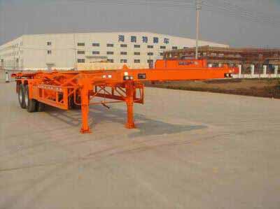 海鹏12.4米30.5吨集装箱运输半挂车(JHP9350TJZ)