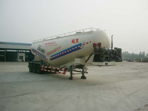 华宇达13米26.4吨粉粒物料运输半挂车(LHY9404GFL)