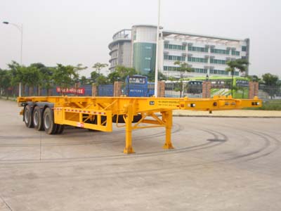 港粤12.4米31.5吨集装箱运输半挂车(HSD9380TJZG)
