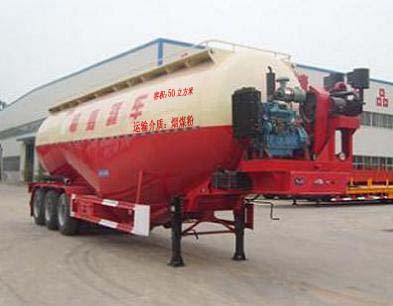 杨嘉12米29吨粉粒物料运输半挂车(LHL9406GFL)