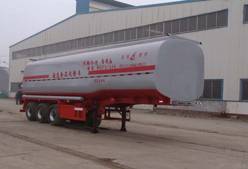 昌骅10.8米31.9吨液态食品运输半挂车(HCH9400GYSP)