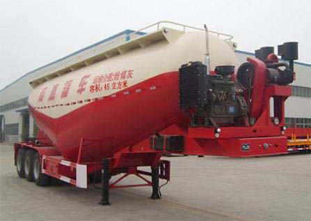 杨嘉11米30.5吨粉粒物料运输半挂车(LHL9408GFL)