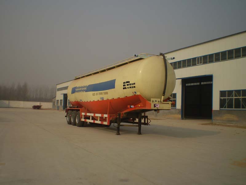 麒强13米27吨粉粒物料运输半挂车(JTD9400GFL)