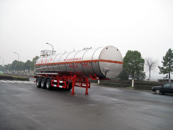 宏宙12.5米29吨液化气体运输半挂车(HZZ9402GYQ)