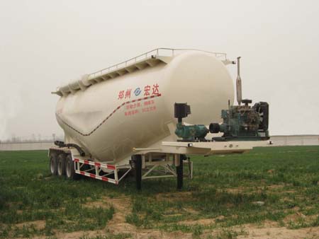 银盾12米28吨粉粒物料运输半挂车(JYC9401GFL)