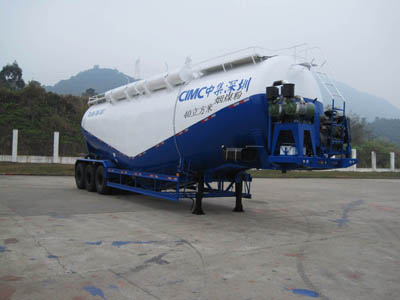 中集10.8米31.4吨中密度粉粒物料运输半挂车(ZJV9406GFLSZ)