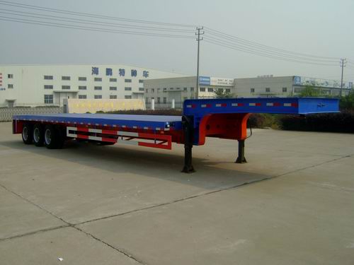 海鹏13米26.5吨低平板半挂车(JHP9402TDP)