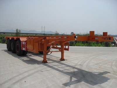 南明10米34.9吨集装箱运输半挂车(LSY9400TJZ)