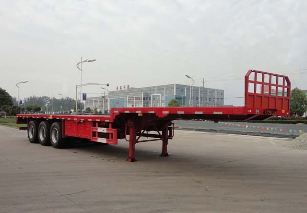 华威驰乐13米33.9吨平板运输半挂车(SGZ9400TPB)