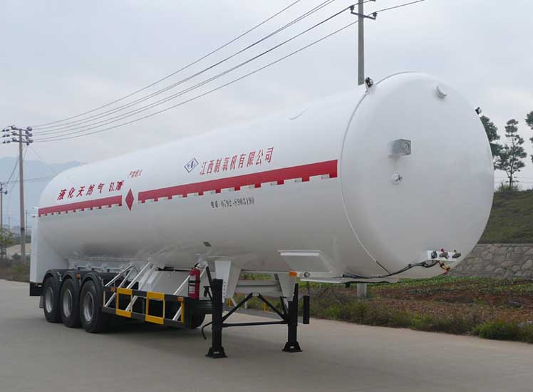 五峰13米19.8吨低温液体运输半挂车(JXY9407GDY1)
