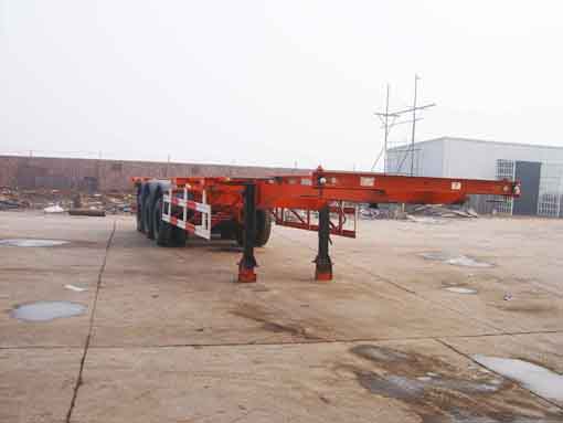 正康宏泰12.3米30.5吨骨架式集装箱运输半挂车(HHT9360TJZ)