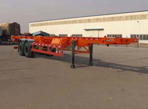 昌骅12.3米30.5吨集装箱运输半挂车(HCH9351TJZ)