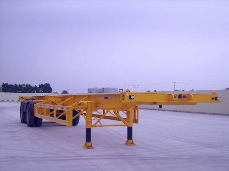 大力士12.4米30.5吨集装箱运输半挂车(FTW9350TJZG)