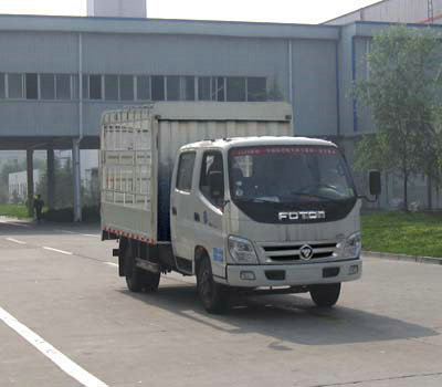 福田牌BJ5049V8DBA-2仓栅式运输车