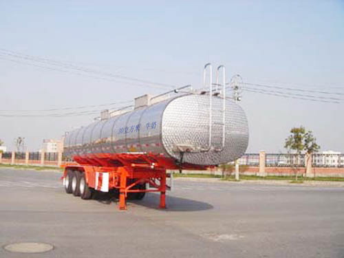 中集11.2米30.5吨液态食品运输半挂车(ZJV9401GYSTH)