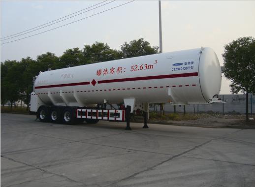 查特13米21.2吨低温液体运输半挂车(CTZ9401GDY)