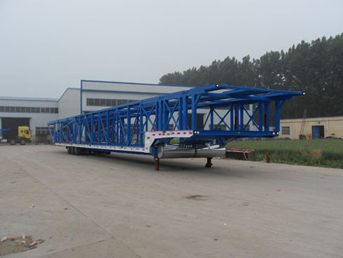 鲁岳14.5米12吨车辆运输半挂车(LHX9200TCL)
