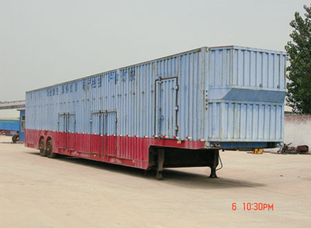 通亚达14米7吨车辆运输半挂车(CTY9200TCL)