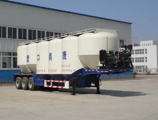 铮铮13米25吨粉粒物料运输半挂车(YAJ9400GFL)