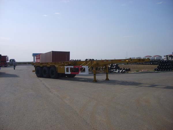 通华12.4米30.5吨集装箱运输半挂车(THT9370TJZL01)