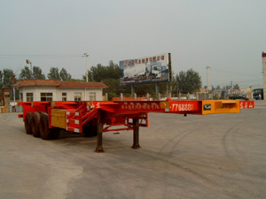 通亚达14.2米30.9吨集装箱运输半挂车(CTY9371TJZG)
