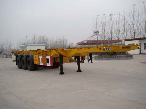 开武12.4米32吨集装箱运输半挂车(SKW9380TJZG)
