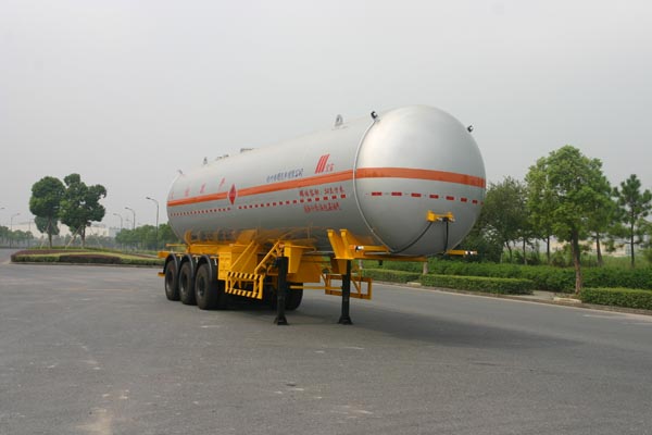 宏宙12米21.6吨液化气体运输半挂车(HZZ9400GYQ)
