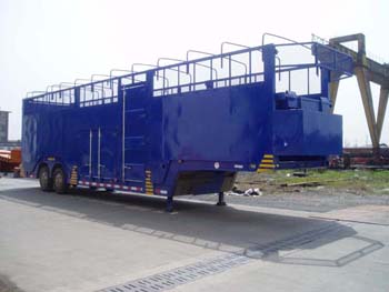 金鸽14.3米7吨车辆运输半挂车(YZT9170TCL)