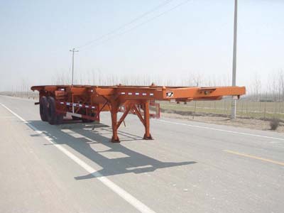 华宇达12.3米30.5吨集装箱运输半挂车(LHY9350TJZ)