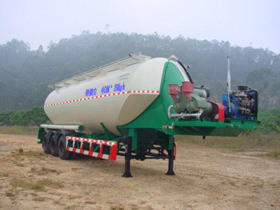 永强12米29吨粉粒物料运输半挂车(YQ9402GFL)