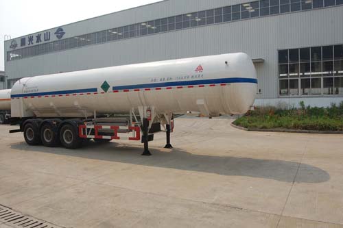 三力9.5米17.1吨低温液体运输半挂车(CGJ9331GDY)